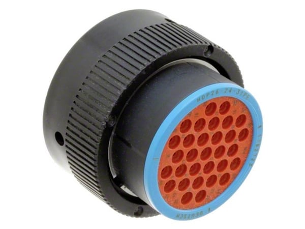 TE Connectivity stiftkabinettkabel HDP26-24-31PE, 1 st, bricka