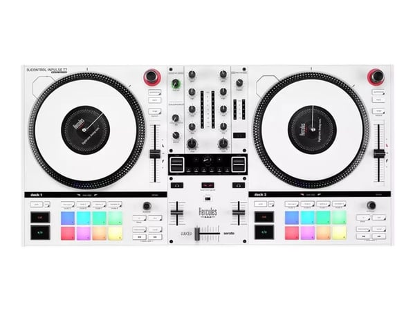 Hercules DJ Control Inpulse T7 - White Edition - DJ-kontroller