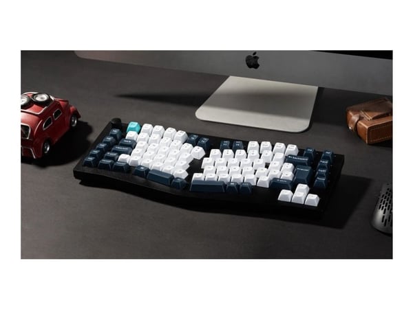 Keychron Q10 MAX - Tangentbord - QMK custom, alice layout, fully assembled knob, mechanical - 75% - bakgrundsbelyst - trådlös - USB-C, 2.4 GHz, Blu...