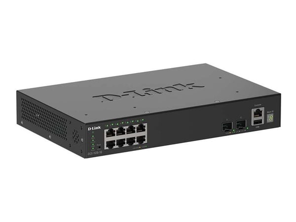 D-Link DGS-1530-10, Hallittu, L2, Gigabit Ethernet (10/100/1000), Täysin kaksipuolinen