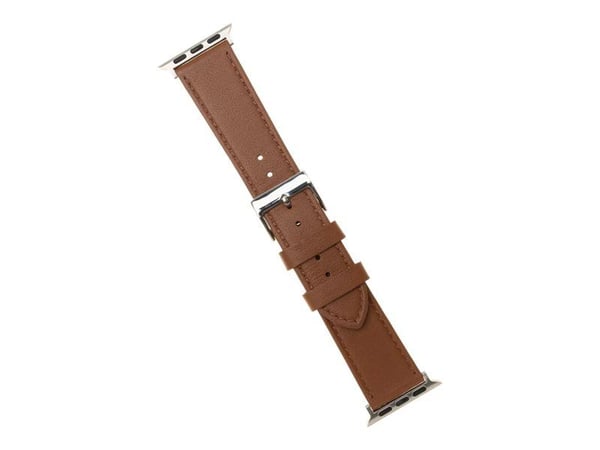 FIXED - KlocKräm för smart klocka - läder - 165 - 215 mm - brun - för Apple Watch (42 mm, 44 mm, 45 mm, 46 mm, 49 mm)