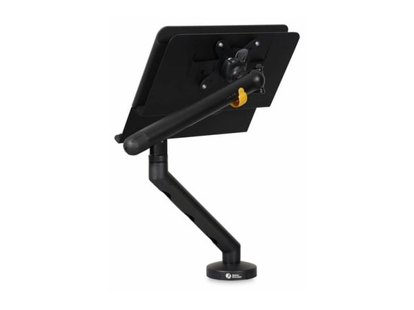 BakkerElkhuizen - Monteringskomponent (notebookholder, dokumentholder) - stål, aluminium - svart, mørk grå - skjermstørrelse: 11.6"-17" - montering...