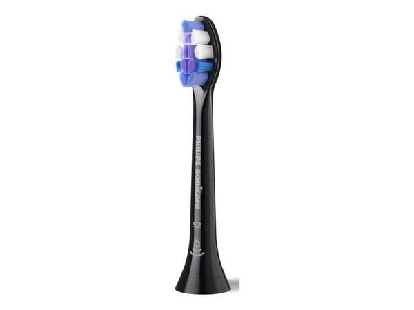 Philips Sonicare S2 Sensitive HX6056 - Utskiftningsbørstehode - for tannbørste - svart (en pakke 6)