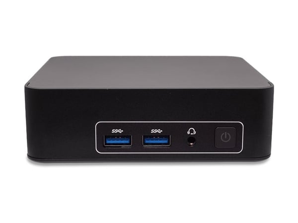 AOpen Digital Engine DEN5128 - Mini-PC Core i5 1240P / inntil 4.4 GHz - RAM 8 GB - SSD 128 GB - Intel Iris Xe Graphics - 2.5 Gigabit Ethernet, Giga...