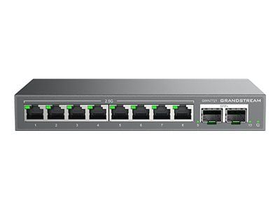 Grandstream GWN7721 L2 Lite managed switch, 8x 2.5GbE RJ45, 2x 10G SFP+