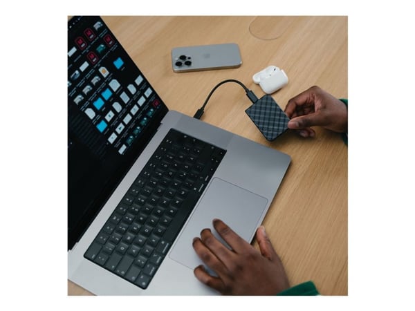 Verbatim Store 'n' Go Mini Diamond - SSD - 2 TB - ekstern (bærbar) - USB 3.2 Gen 1 (USB-C kontakt) - svart