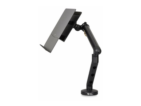 BakkerElkhuizen - Monteringskomponent (notebookholder, dokumentholder) - stål, aluminium - svart, mørk grå - skjermstørrelse: 11.6"-17" - montering...
