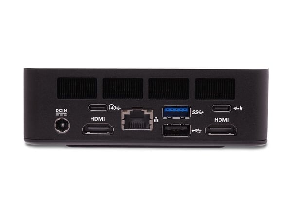 AOpen Digital Engine DEN5128 - Mini-PC Core i5 1240P / inntil 4.4 GHz - RAM 8 GB - SSD 128 GB - Intel Iris Xe Graphics - 2.5 Gigabit Ethernet, Giga...
