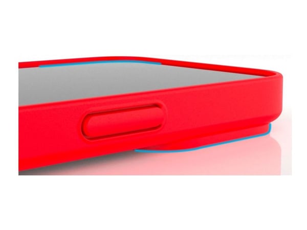 Fixed Story - Baksidedeksel for mobiltelefon - bløt gummi - rød - for Apple iPhone 17 Pro