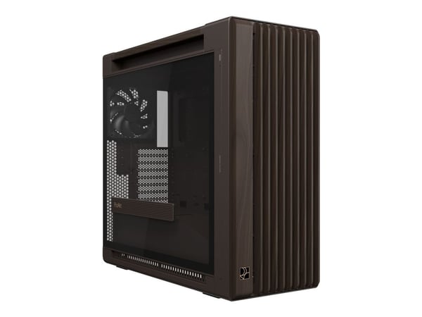 ASUS ProArt PA602 - Wood Edition - mid tower - utökad ATX - genomskinlig sidopanel (härdat glas) - ingen strömförsörjning (ATX) - retro brown - USB...