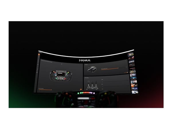 Moza Racing Essenza SCV12 - Rotta - 8 knapper - kablet - for PC