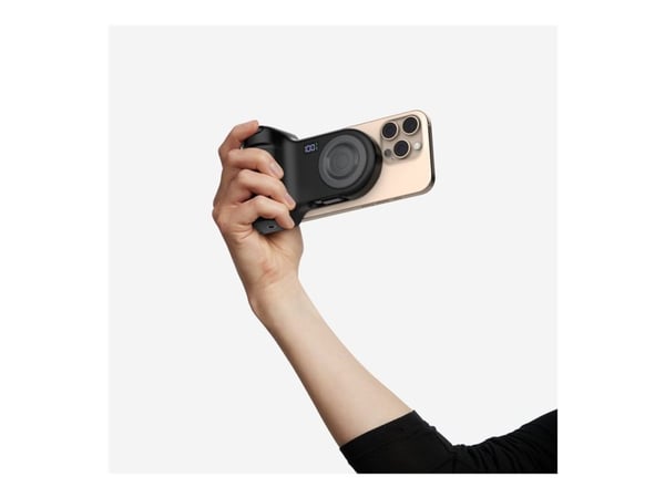 Belkin Stage PowerGrip, Matkapuhelin/älypuhelin, Aktiivinen teline, Käsi, Puuhiili