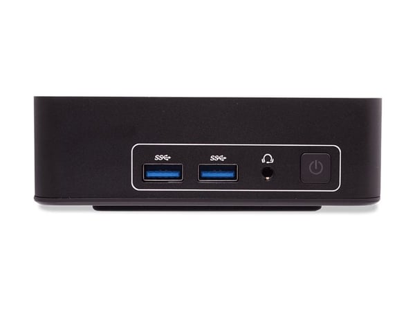 AOpen Digital Engine DEN5128 - Mini-PC Core i5 1240P / inntil 4.4 GHz - RAM 8 GB - SSD 128 GB - Intel Iris Xe Graphics - 2.5 Gigabit Ethernet, Giga...