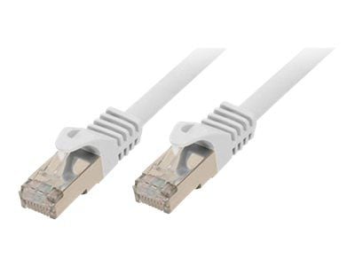 Shiverpeaks BASIC-S - Koblingskabel - RJ-45 (hann) til RJ-45 (hann) - 30 m - SFTP, PiMF - CAT 7 - halogenfri, formstøpt, uten hindringer - hvit