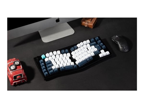 Keychron Q10 MAX - Tastatur - QMK custom, alice layout, fully assembled knob, mechanical - 75% - belyst - trådløs - USB-C, 2.4 GHz, Bluetooth 5.1 -...