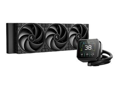 Deepcool SPARTACUS 360 - Væskekjølesystem for prosessor - Radiatorstørrelse: 360 mm - (for: LGA1851, LGA1700, AM4, AM5) - kobber - 120 mm - svart