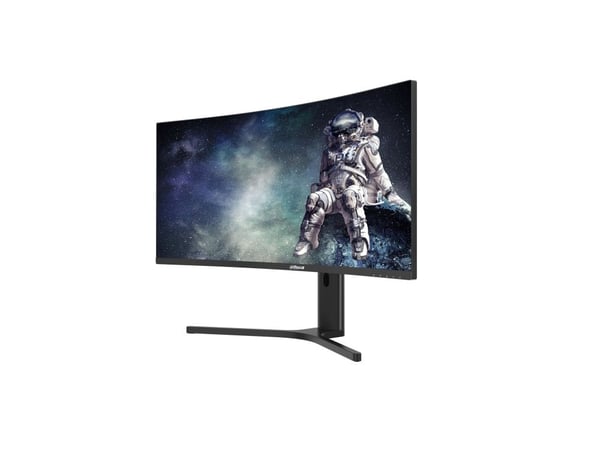 Dahua DHI-LM34-E330CA - LED-skärm - böjd - 34" - 3440 x 1440 WQHD @ 200 Hz - VA - 300 cd/m² - 3500:1 - HDR10+ - 1 ms - 2xHDMI, 2xDisplayPort - svart