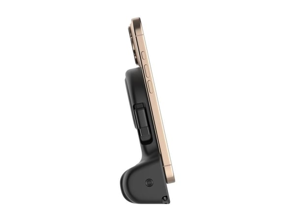 Belkin Stage PowerGrip, Matkapuhelin/älypuhelin, Aktiivinen teline, Käsi, Puuhiili