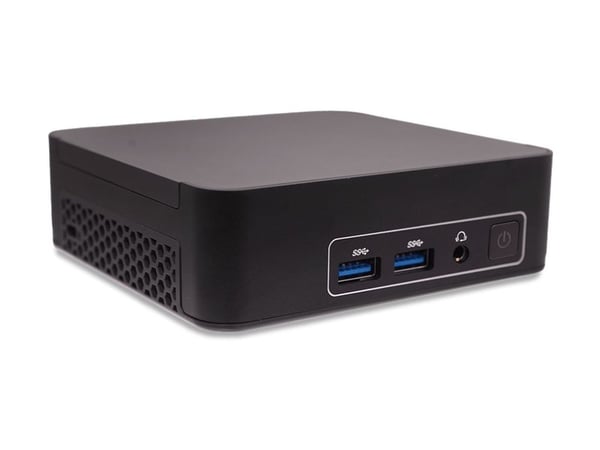 AOpen Digital Engine DEN5128 - Mini-PC Core i5 1240P / inntil 4.4 GHz - RAM 8 GB - SSD 128 GB - Intel Iris Xe Graphics - 2.5 Gigabit Ethernet, Giga...