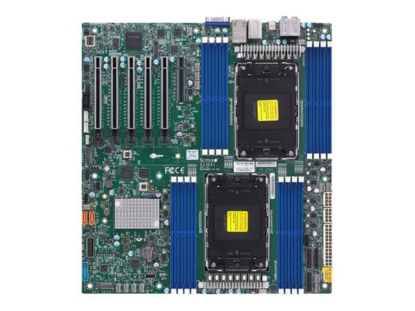SUPERMICRO X13DAI-T - Hovedkort - utvidet ATX (E-ATX) - LGA4677 Socket-E - 2 Støttede CPU-er - Intel C741 Chipset - USB 3.2 Gen 2, USB 3.2 Gen 1 - ...