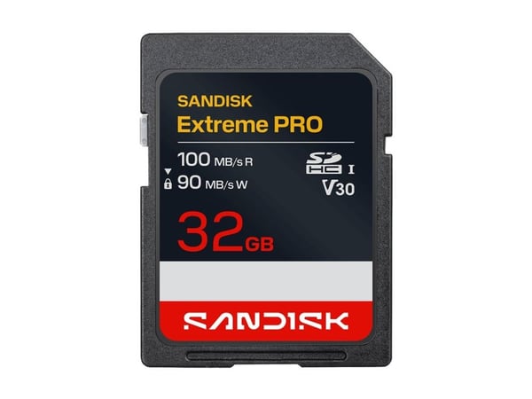 SanDisk Extreme PRO - Flashminnekort - 32 GB - Video Class V30 / UHS-I - SDHC UHS-I