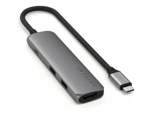 Satechi 4-in-1 - Telakointiasema - USB-C / USB 3.2 Gen 2 x 2 - HDMI