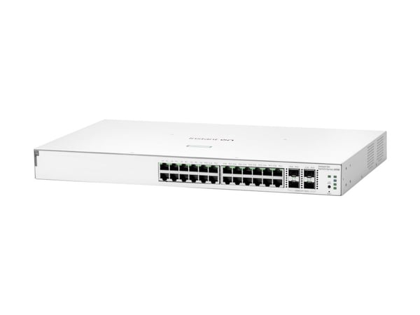 HPE Networking Instant On 1930 24G Class4 PoE 4SFP/SFP+ 195W Switch - Switch - L3 - Styrt - 24 x 10/100/1000 (PoE) + 4 x 1 Gigabit / 10 Gigabit SFP...
