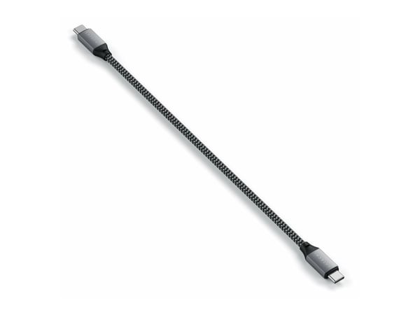 Satechi - USB-kaapeli - USB-C (han) til USB-C (han) - 25 cm - USB Power Delivery (100 W)