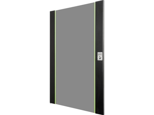 Digitus DN-19-D-20-U-SW, Dør, Glass, Metall, Svart, 1 stykker, 6 kg