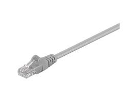 MicroConnect - Nettverkskabel - RJ-45 (hann) til RJ-45 (hann) - 25 cm - UTP - CAT 5e - flertrådet - grå