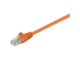 MicroConnect - Nettverkskabel - RJ-45 (hann) til RJ-45 (hann) - 25 cm - UTP - CAT 5e - flertrådet - oransje