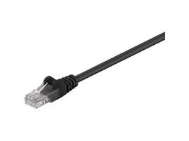 MicroConnect - Nettverkskabel - RJ-45 (hann) til RJ-45 (hann) - 25 cm - UTP - CAT 5e - flertrådet - svart