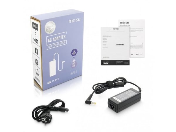 Mitsu 45W kannettavan tietokoneen verkkolaite 1.7mm 2.4A 19V (ZM/ACE19237)