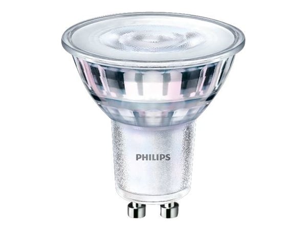 Philips CorePro LEDspot - LED-pære for søkelys - GU10 - 4 W (ekvivalent 35 W) - klasse A+ - kjølilg hvitt lys - 4000 K