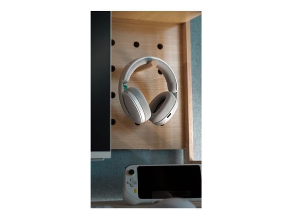 Logitech G G325 - Hodesett - full størrelse - Bluetooth / LIGHTSPEED - trådløs - USB-C via Bluetooth-adapter - hvit