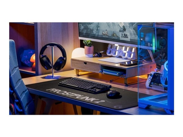 Logitech G G325 - Hodesett - full størrelse - over-øret-montering - Bluetooth / LIGHTSPEED - trådløs - USB-C via Bluetooth-adapter - svart