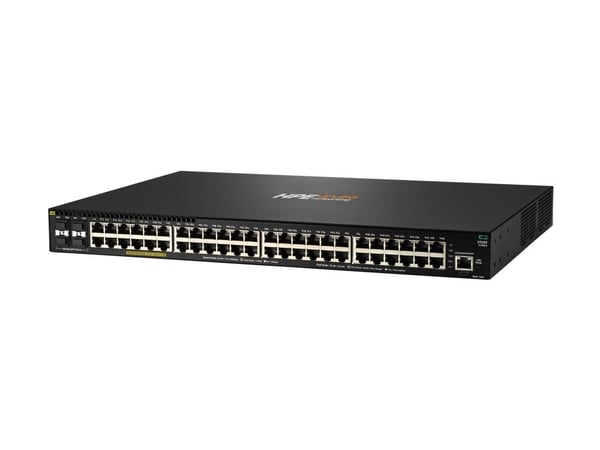 HPE Aruba 2930F 48G PoE+ 4SFP+ - Switch - L3 - Administreret - 48 x 10/100/1000 (PoE+) + 4 x 1 Gigabit / 10 Gigabit SFP+ (uplink) - monterbar på st...