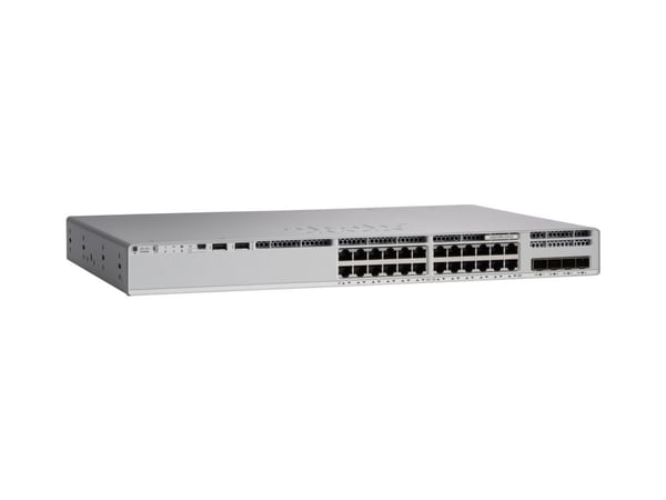 Cisco Catalyst 9200L - Network Essentials - switch - L3 - 24 x 10/100/1000 + 4 x 10 Gigabit SFP+ (opplenke) - rackmonterbar
