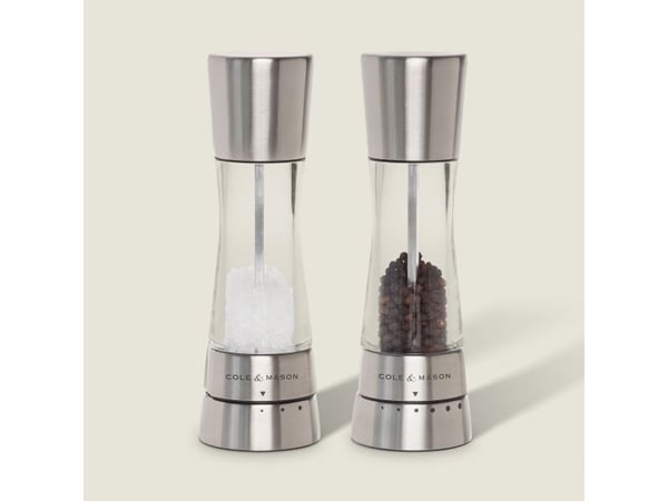 Cole & Mason H59408G, Rustfritt stål, Akryl, Rustfritt stål, Salt, Pepper, 6 cm, 190 mm, 300 g