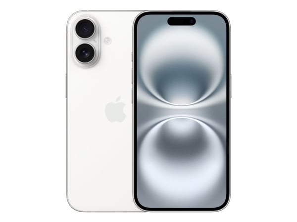 Apple iPhone 16 , 15,5 cm (6.1"), 2556 x 1179 piksler, 128 GB, 48 MP, iOS 18, Hvit