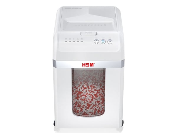 HSM 1035111, Partikkelkutt-makulering, 23 cm, 4 x 12 mm, 30 l, 52 dB, Knapper