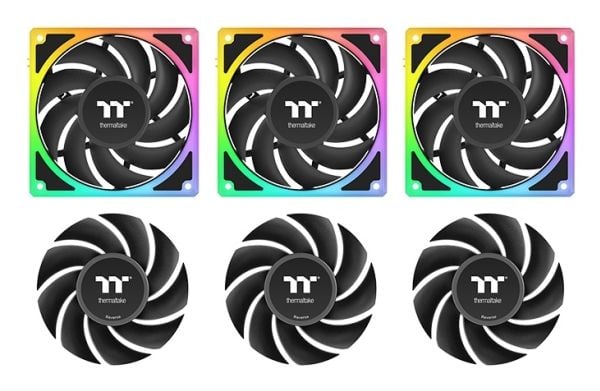Thermaltake MAGCurve 360 Ultra AIO ARGB Fan, Væskekjølesett, 12 cm, 500 RPM, 2500 RPM, Svart