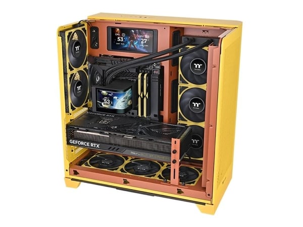 Thermaltake MAGCurve 360 Ultra AIO ARGB Fan, Væskekjølesett, 12 cm, 500 RPM, 2500 RPM, Svart