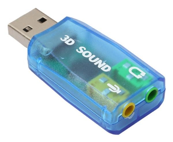 Gembird Ljudkort/Audioadapter "Virtus" SC-USB-02 USB Gembird