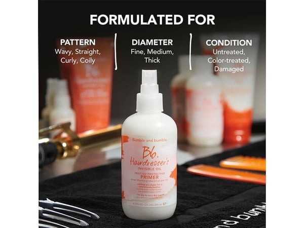 Bumble And Bumble Hairdresser''s Invisible Oil Heat/UV Protective Hair Primer Leave-In Conditioner, Hiuslakka, Naisten, Kaikille hiuksille, 60 ml, ...