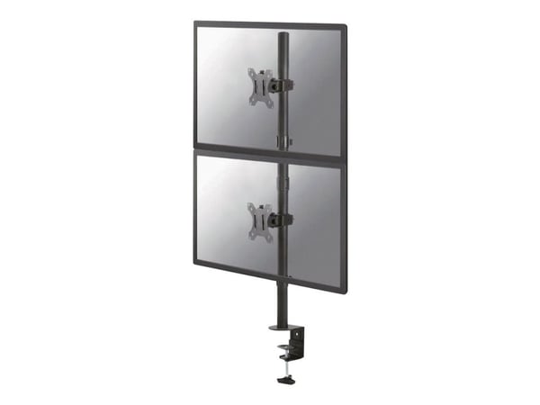 Neomounts FPMA-D550DV - Monteringssett - for 2 LCD-skjermer - svart - skjermstørrelse: 10"-32" - klemmemonterbar, malje, skrivebordsmonterbar