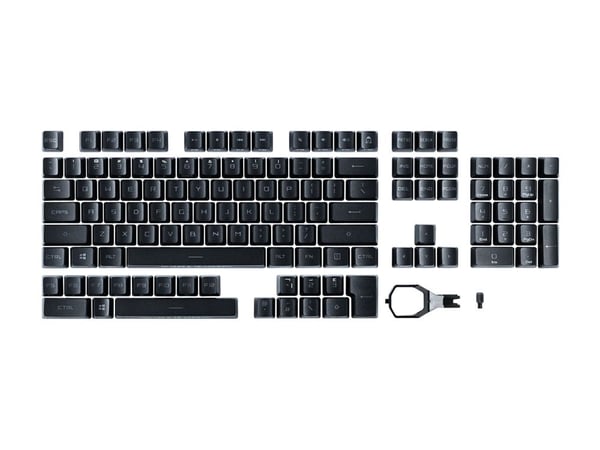 ASUS ROG PBT Doubleshot - Sats med tangenthättor - svart
