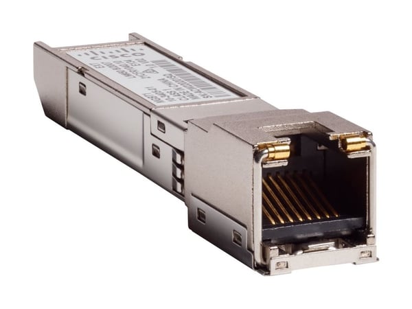 Cisco Small Business MGBT1 - SFP (mini-GBIC) transceivermodul - 1GbE - 1000Base-T - RJ-45 - for Business 110 Series; 220 Series; 350 Series; Small ...