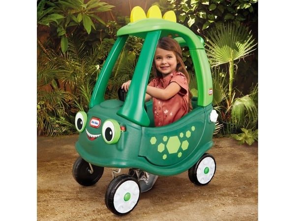 Little Tikes Cozy Coupe Dino, 1,5 år, 4 hjul, Plast, Svart, Grønn