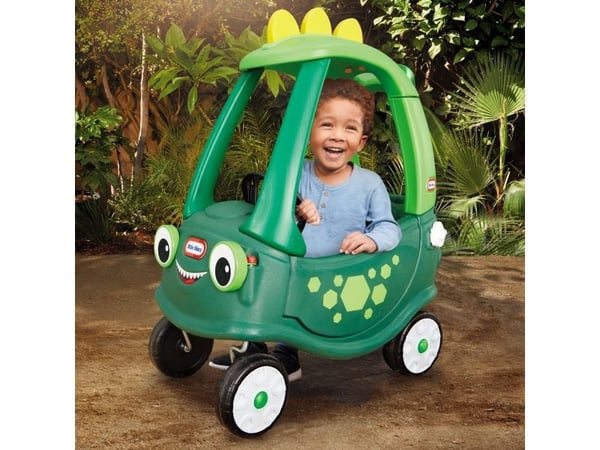 Little Tikes Cozy Coupe Dino, 1,5 år, 4 hjul, Plast, Svart, Grønn